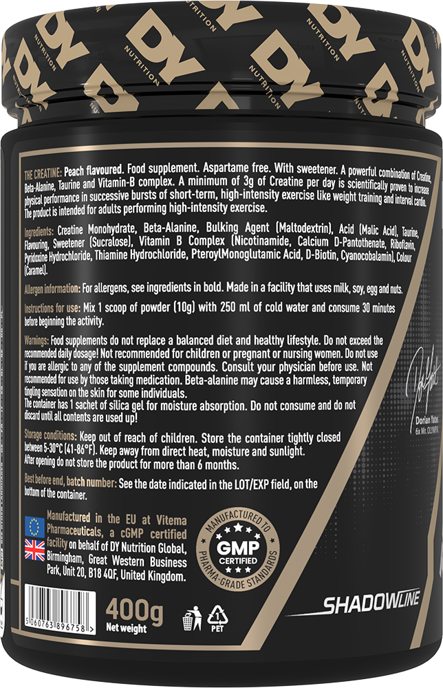 DY Nutrition The Creatine Pêche (400 g)
