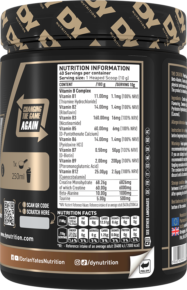 DY Nutrition The Creatine Pêche (400 g)