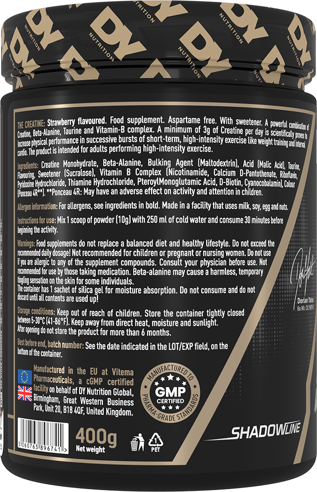 DY Nutrition The Creatine Fraise (400 g)