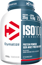 Dymatize ISO 100 Hydrolized Fraise (2200 g)