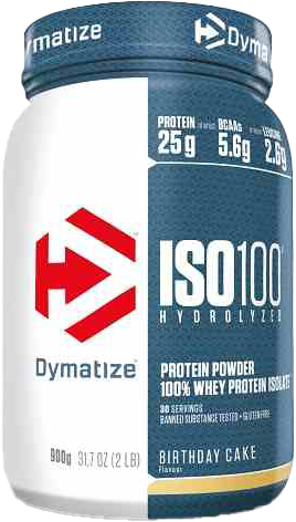 Dymatize ISO 100 Hydrolized Birthday Cake (900 g)