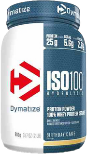 Dymatize ISO 100 Hydrolized Birthday Cake (900 g)