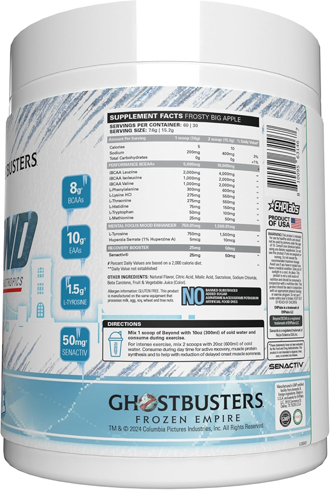 EHP Labs Beyond BCAA+EAA Intra-Workout Frosty Big Apple (60 doses)