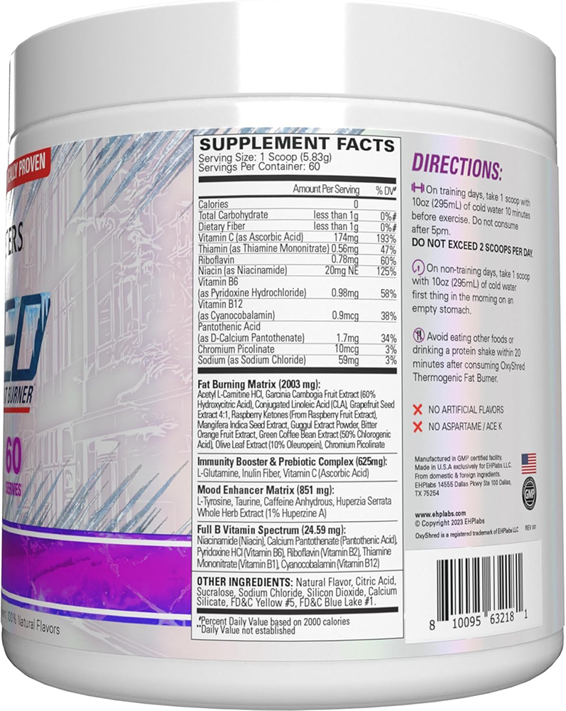 EHP Labs OxyShred Ecto Freeze (60 doses)