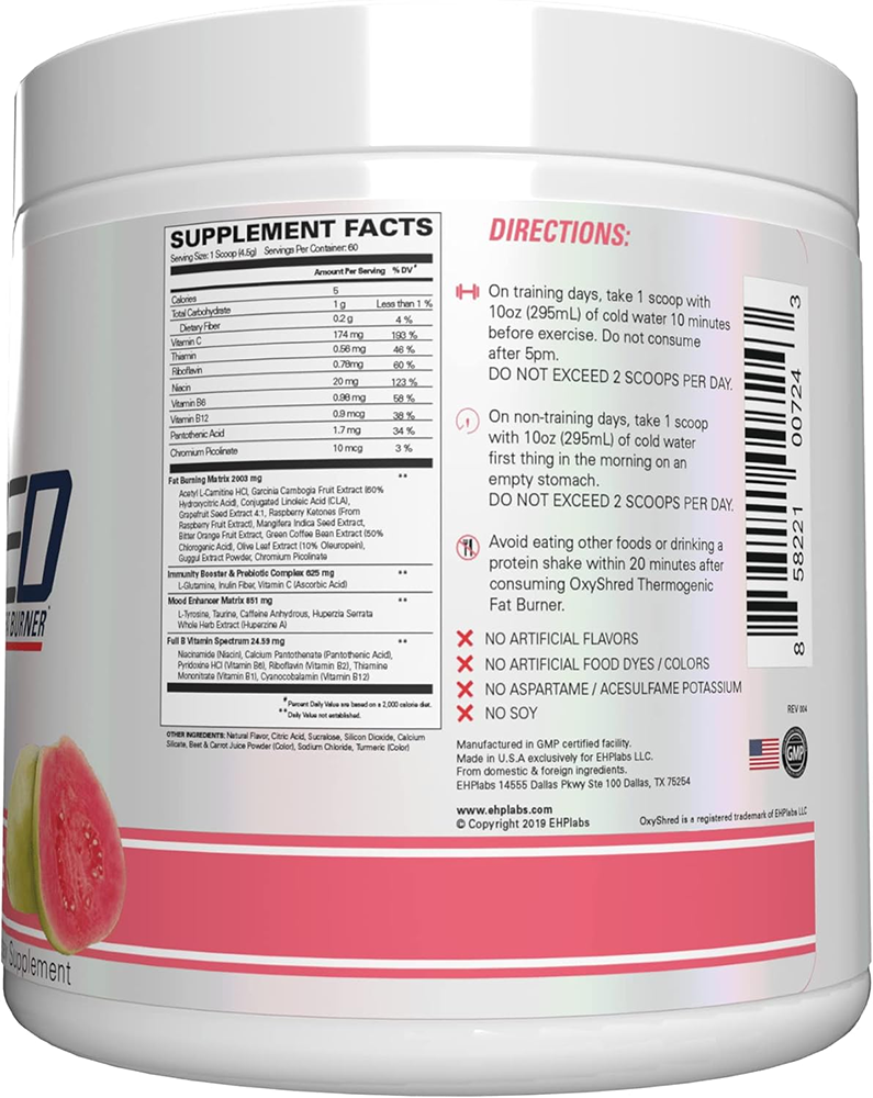 EHP Labs OxyShred Guava Paradise (60 doses)