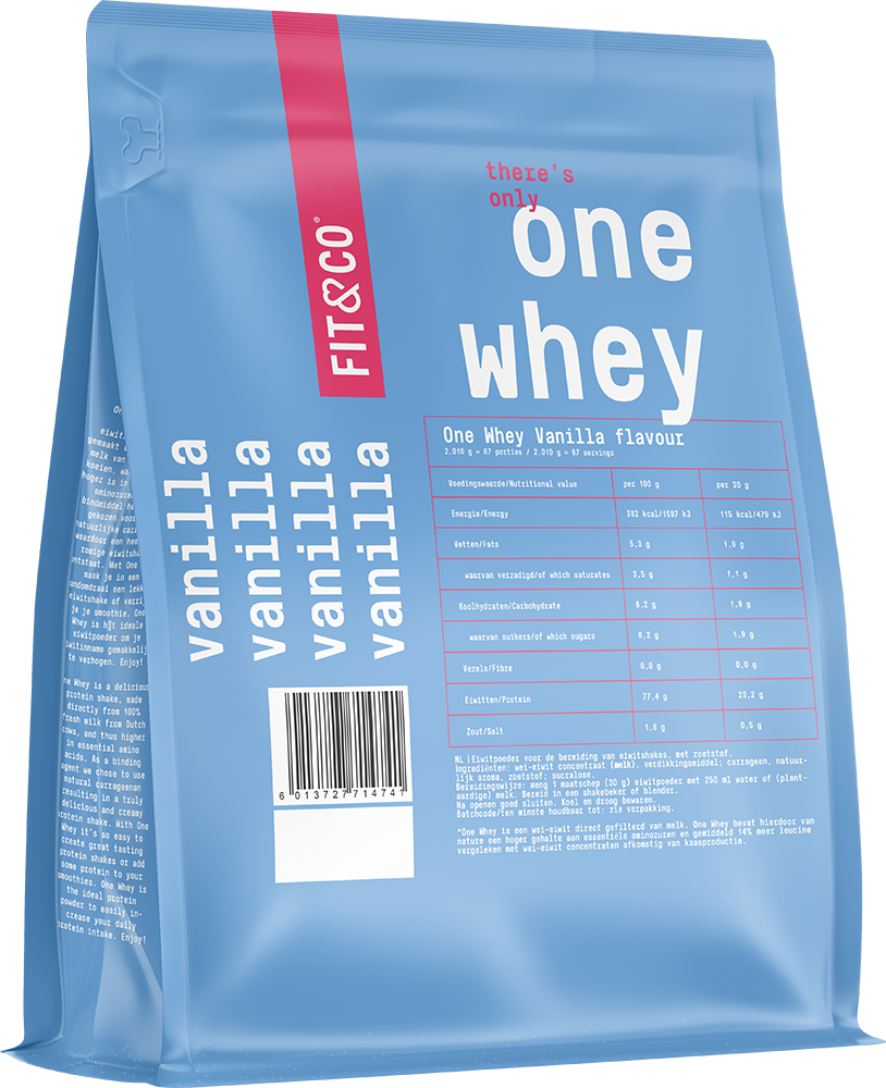 Fit & Co One Whey Vanille (2010 g)