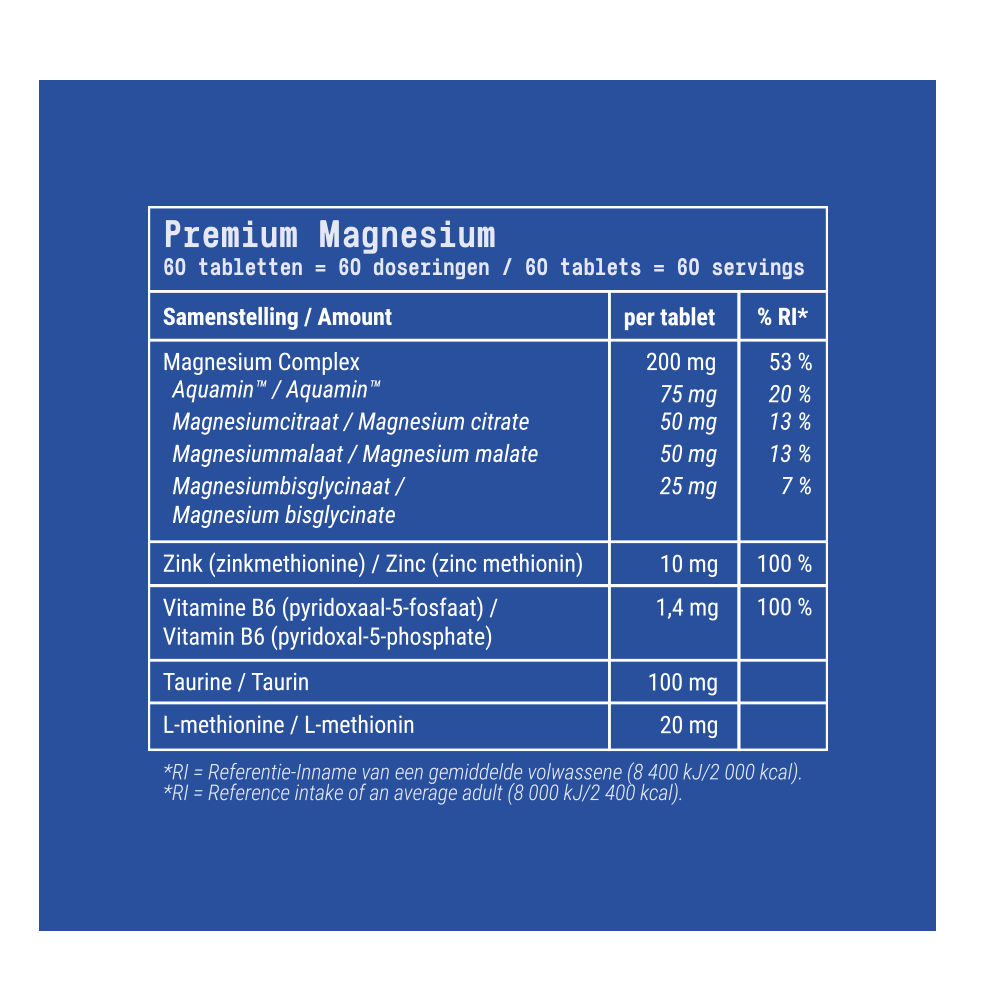 Fit & Co Magnesium Premium (60 comprimés)