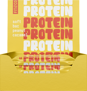Fit & Co Protein Soft Bar Cacahuètes Caramel (10 x 55 g)