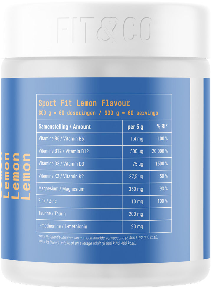 Fit & Co Sport Fit Magnesium & Vitamins (300 g)