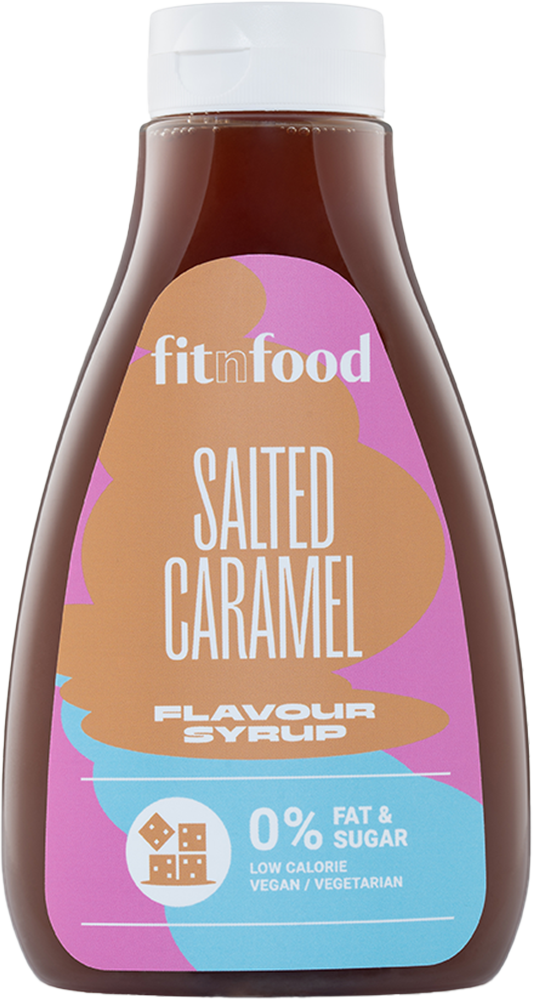 FitnFood Syrup Caramel au beurre salé (425 ml)
