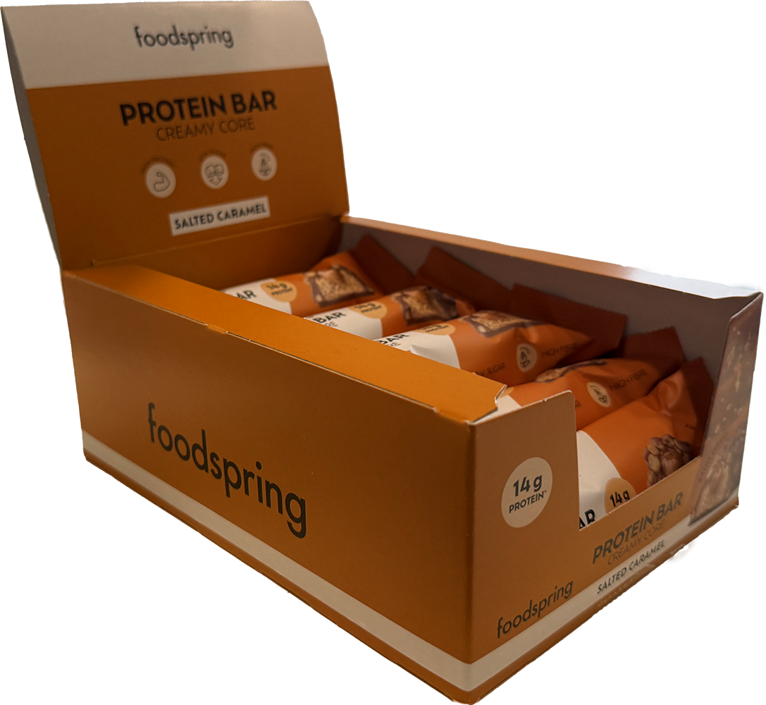 Foodspring Protein Creamy Core Salted Caramel (12 x 50 g)