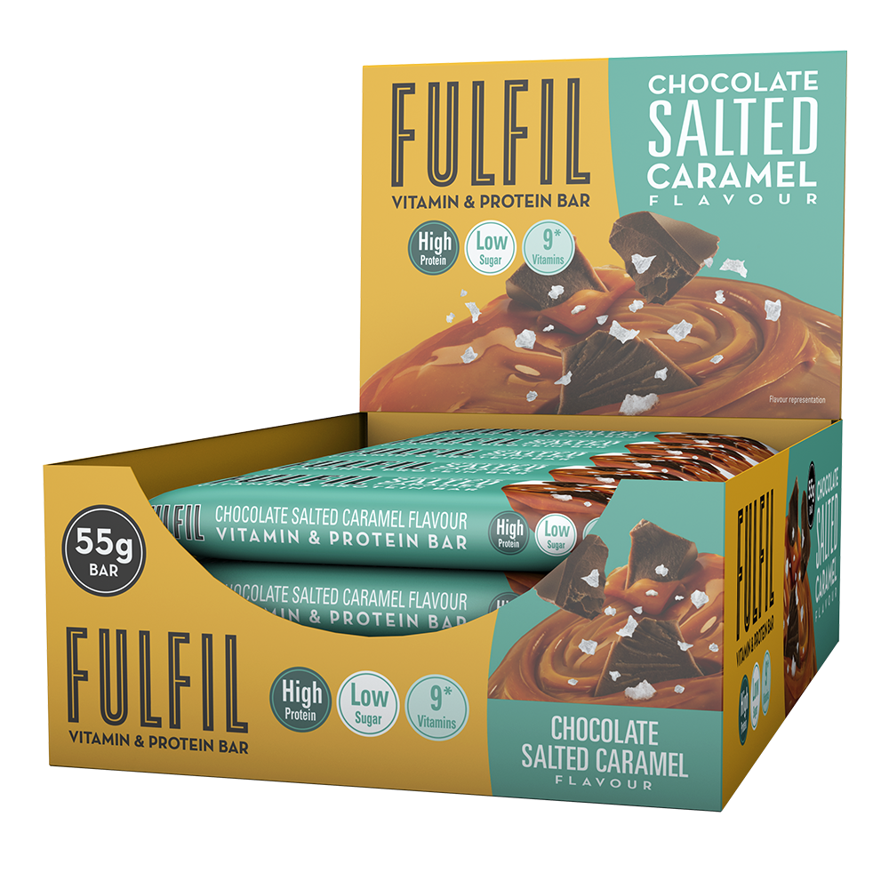 Fulfil Vitamin & Protein Bar Caramel salé (15 x 55 g)
