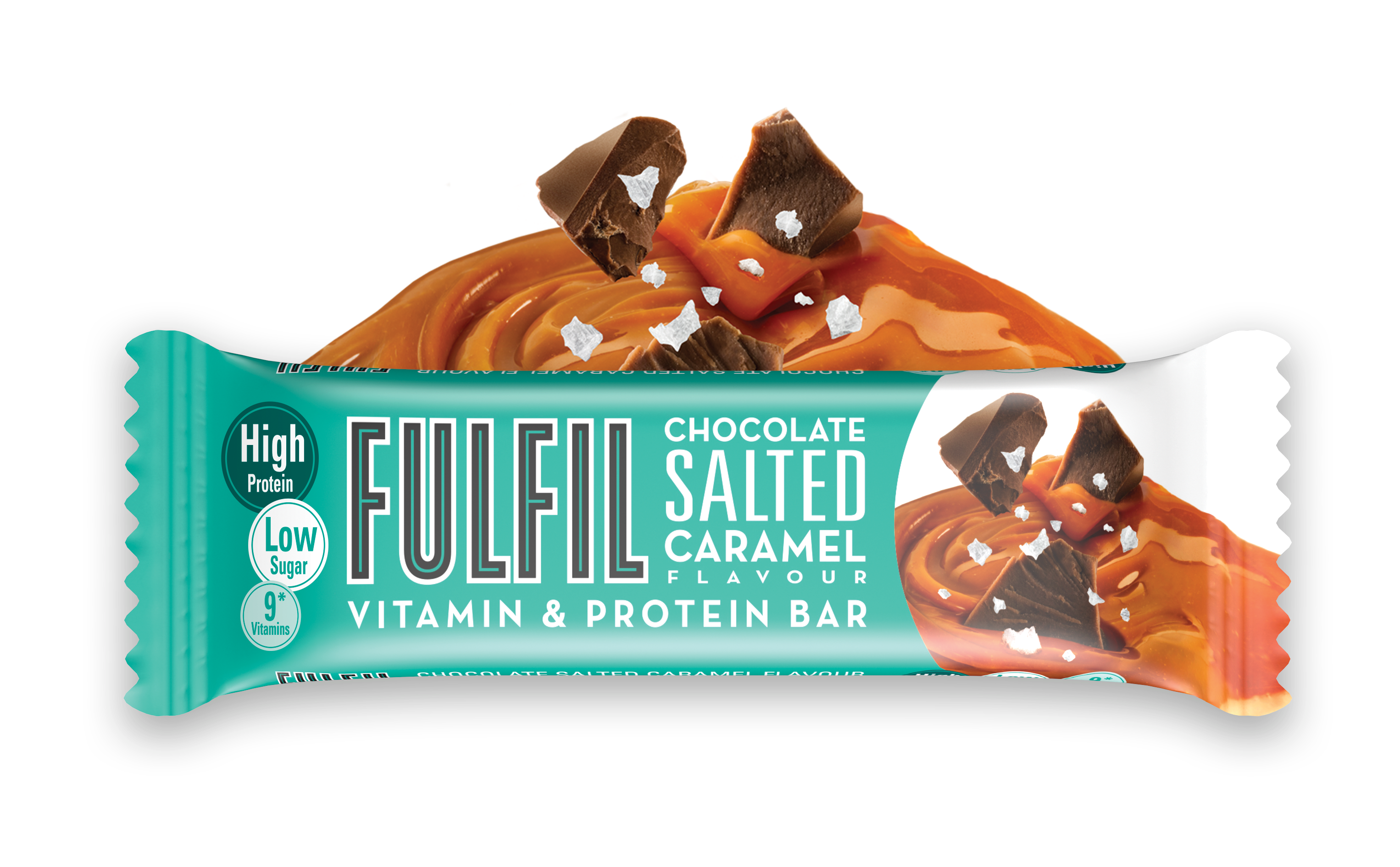 Fulfil Vitamin & Protein Bar Chocolat Caramel salé (15 x 55 g)