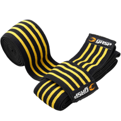 GASP Knee Wraps - Black/Flame