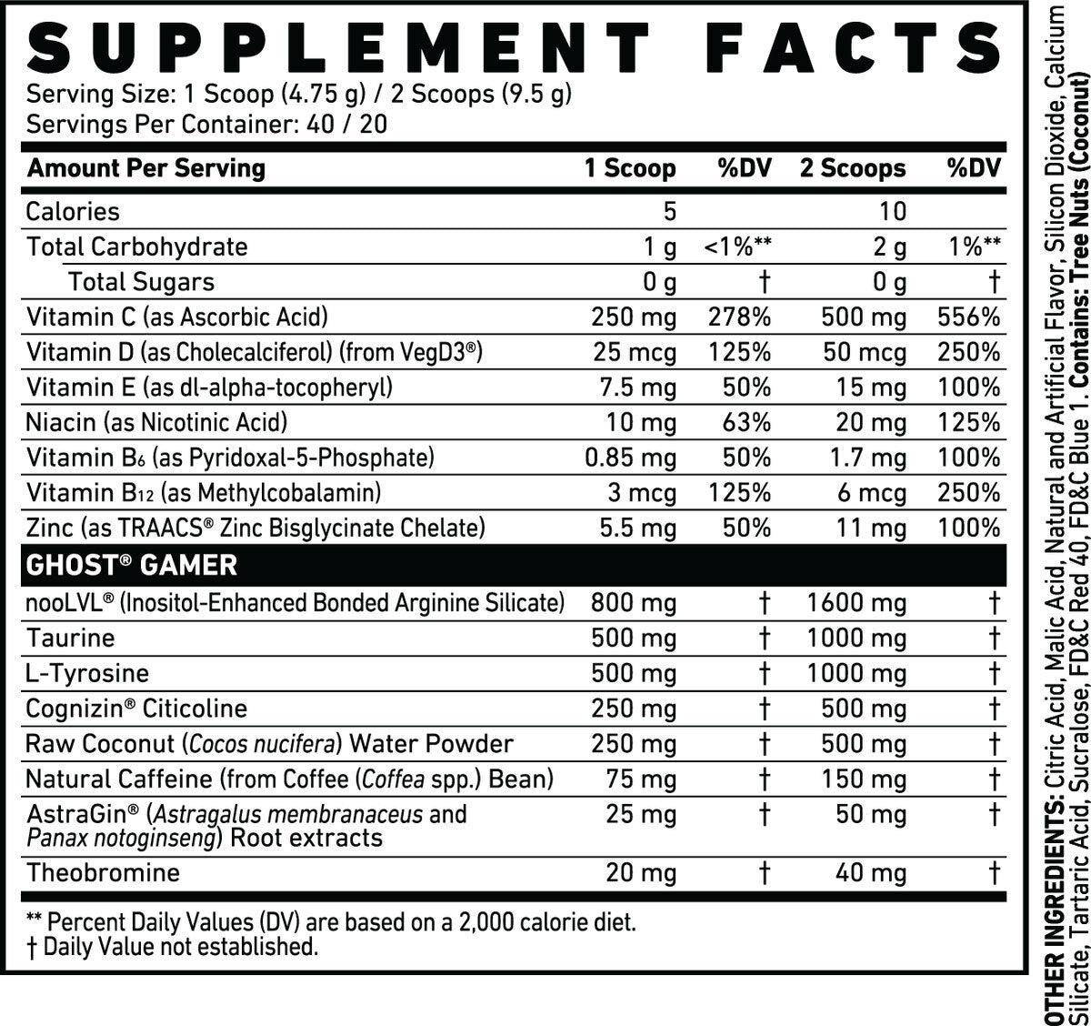 Ghost Gamer Faze Pop (40 doses)