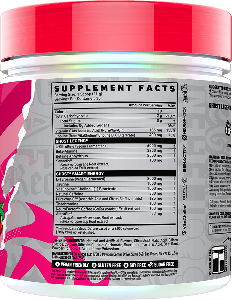 Ghost Legend V4 Blue Raspberry (30 doses)
