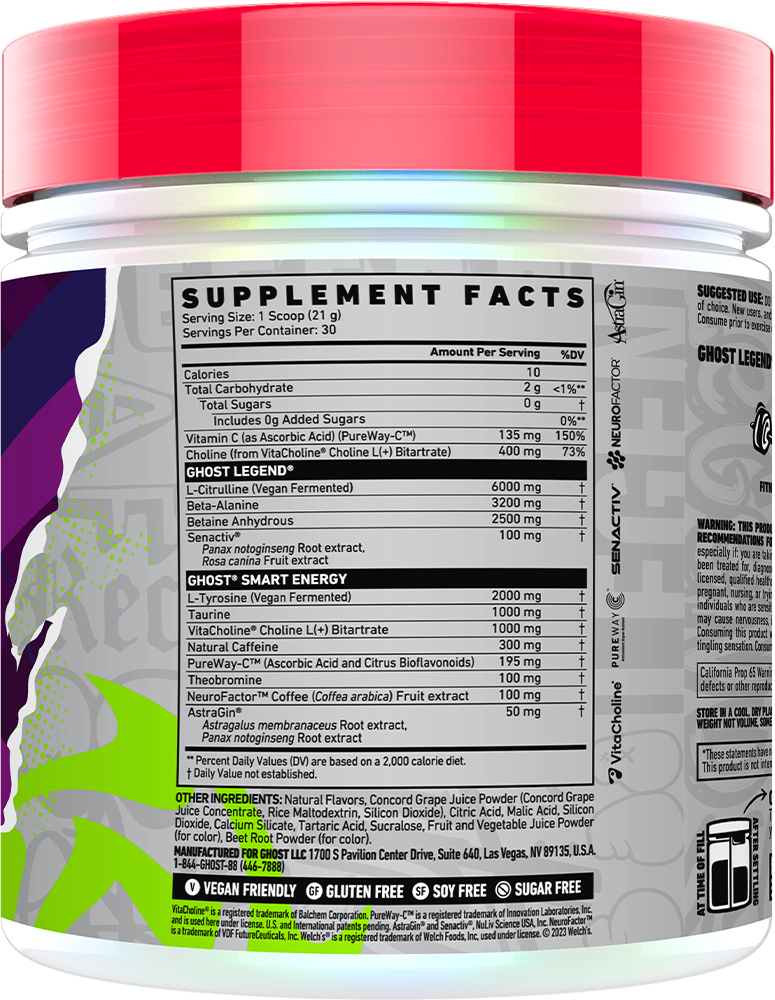 Ghost Legend V4 Welch's Grape (30 doses)