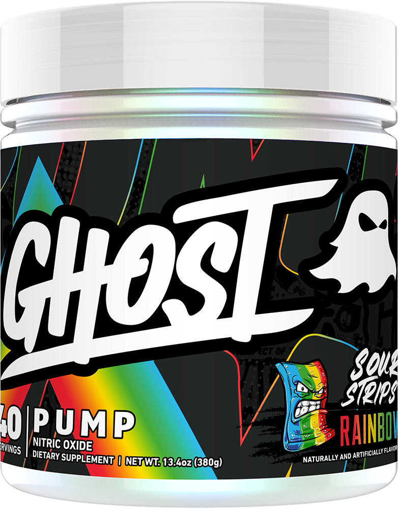 Ghost Pump Sour Strips Rainbow Candy (40 doses)