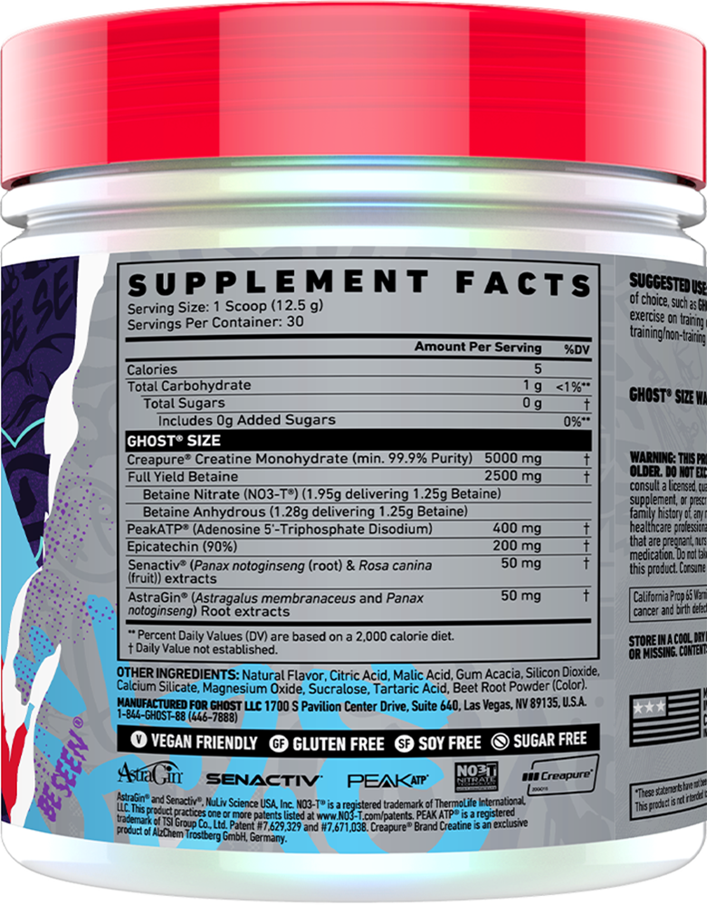 Ghost Size V3 Limonade à la cerise (30 doses)