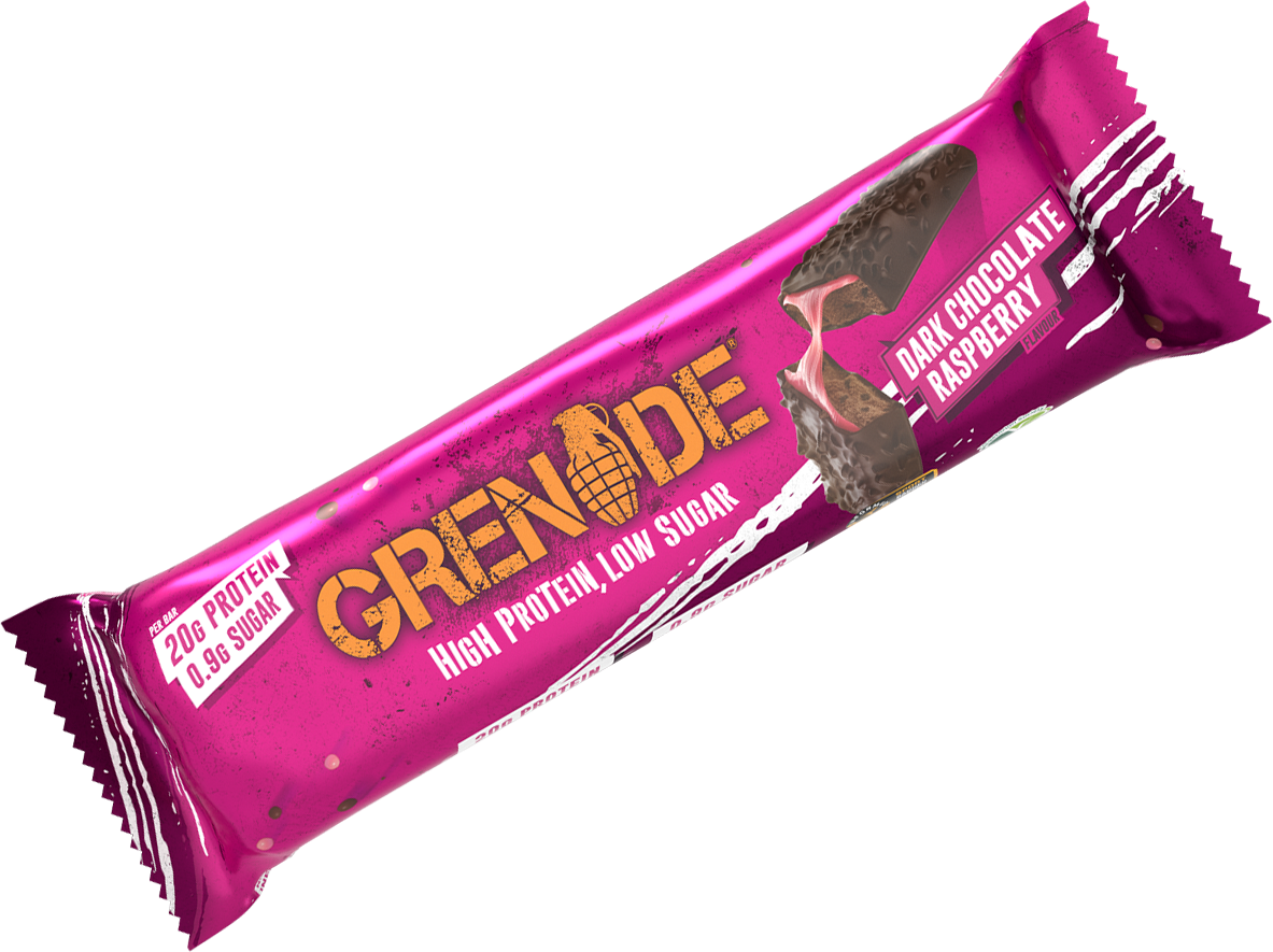 Grenade Protein Bar Chocolat noir Framboise (12 x 60 g)