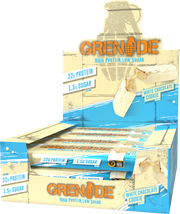 Grenade Protein Bar Cookie Chocolat blanc (12 x 60 g)