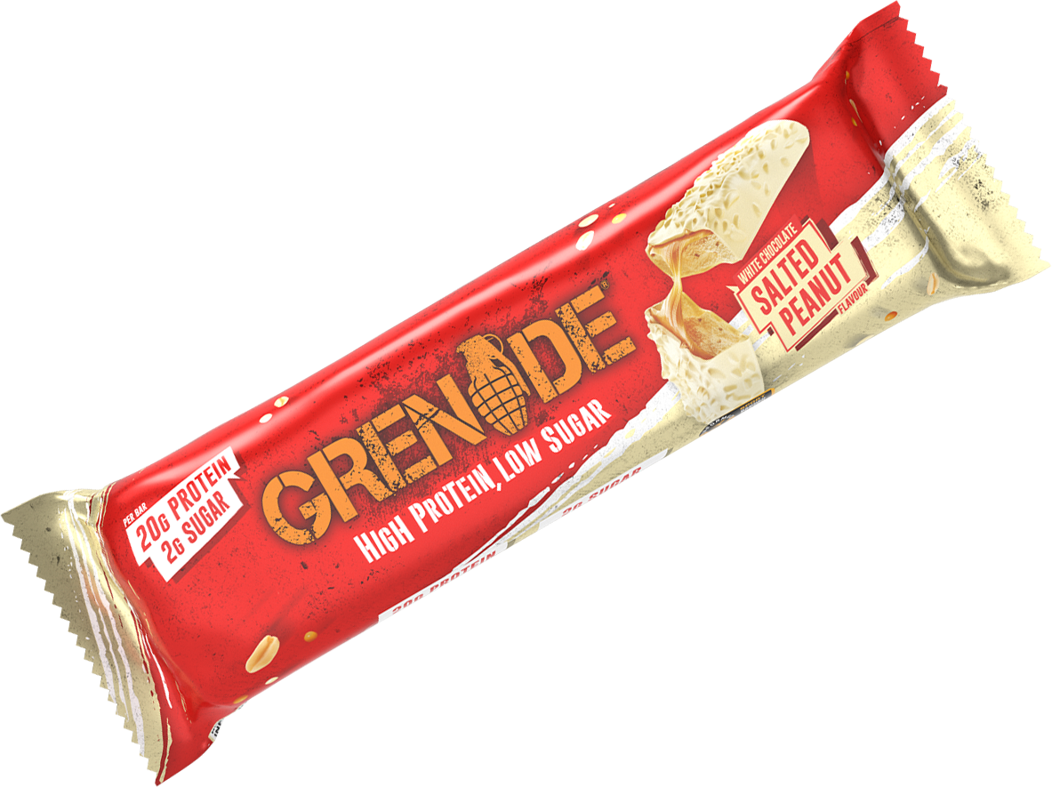 Grenade Carb Killa Protein Bar Cacahuètes salées Chocolat blanc (12 x 60 g)