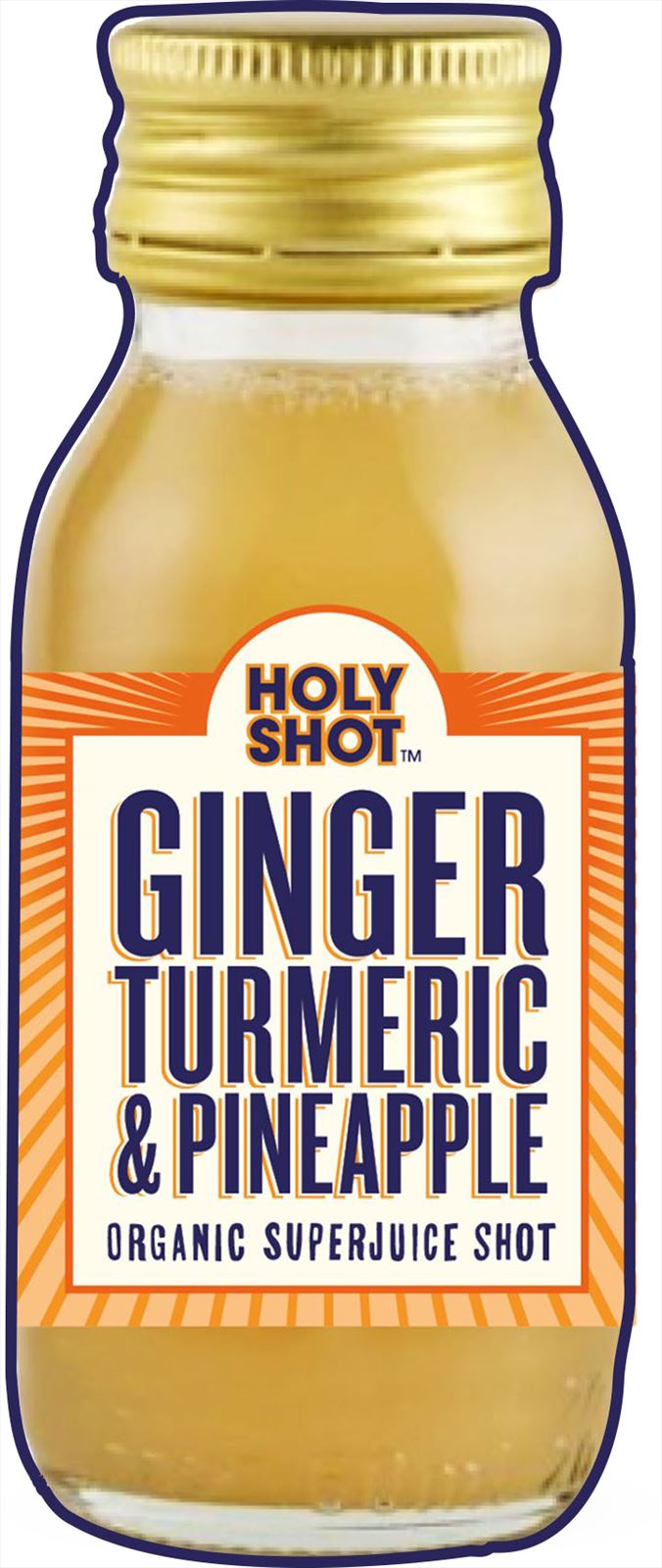 HOLYSHOT Gingembre Curcuma Ananas (12 x 60 ml)