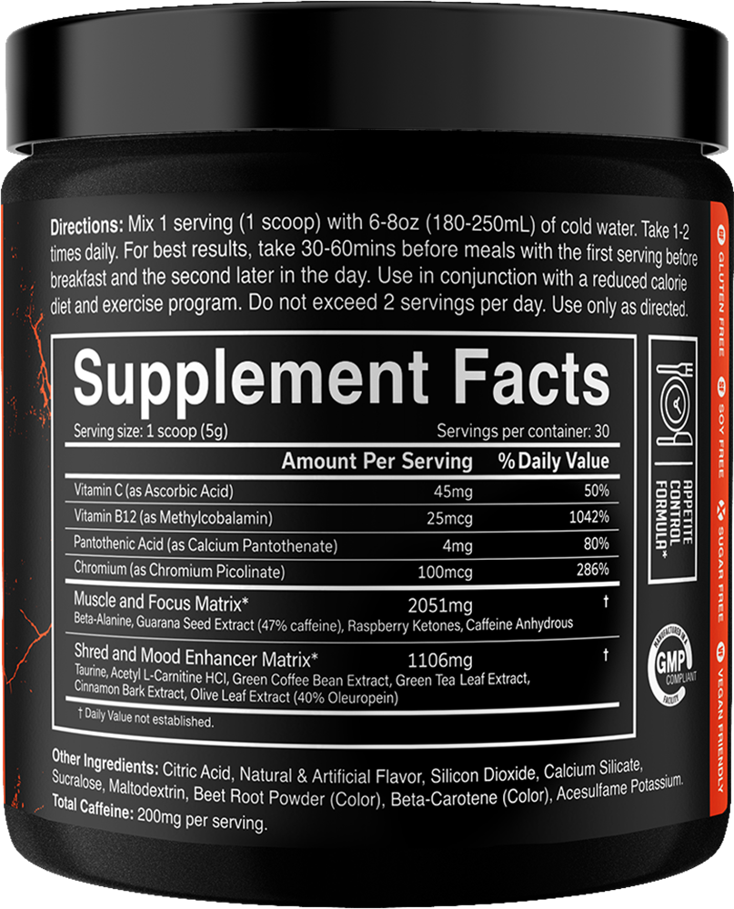 JNX Sports The Ripper Orange sanguine (150 g)