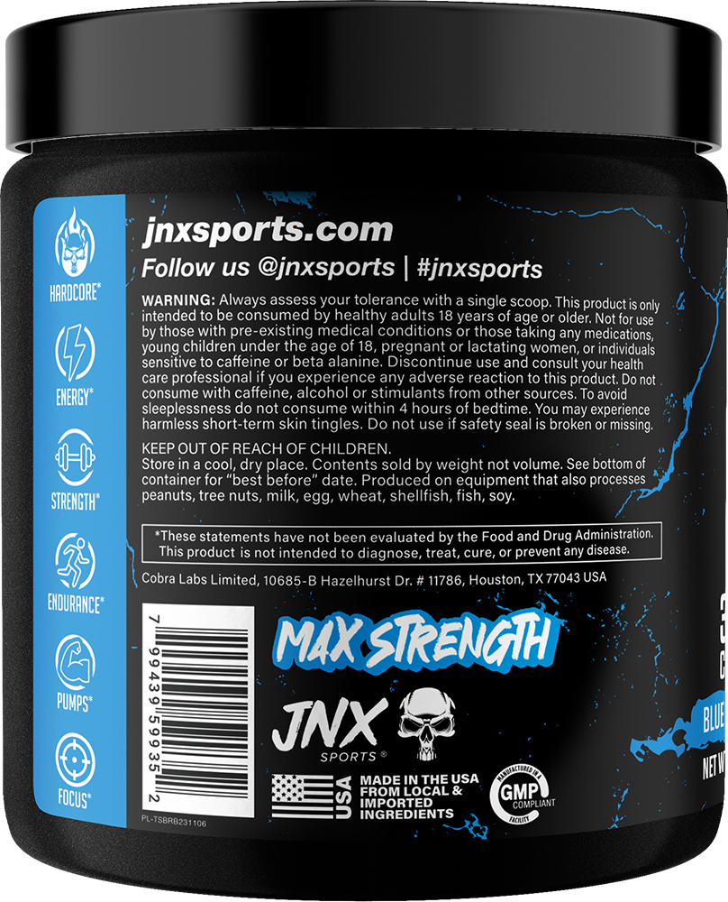 JNX Sports The Shadow Framboise bleue (270 g)