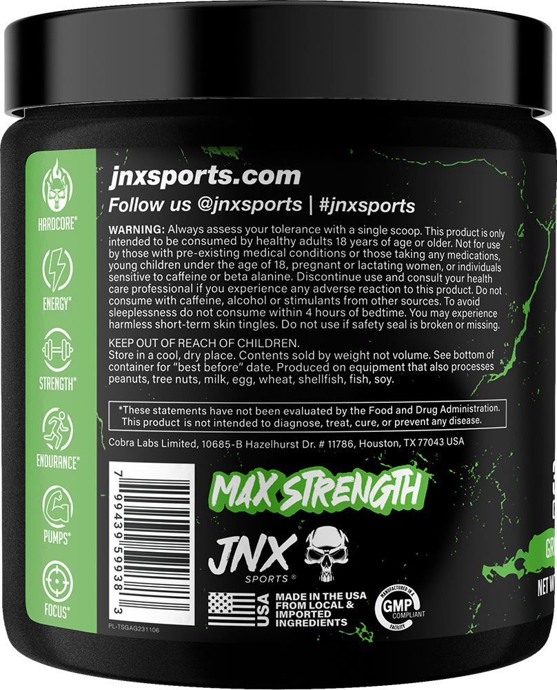 JNX Sports The Shadow Pomme verte (270 g)