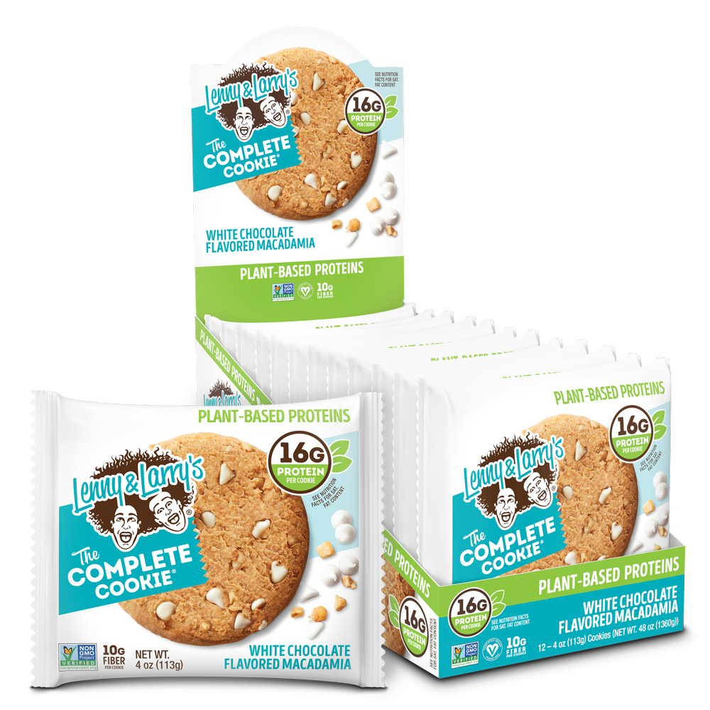 Lenny & Larry Complete Cookie White Chocolate Macadamia (12 x 113 g)