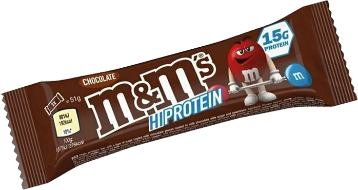 M&M's HiProtein Chocolate Bar (12 x 51 g)