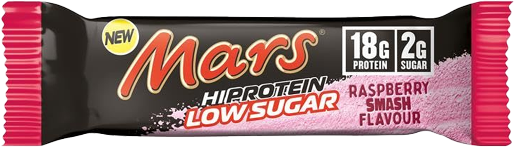 Mars HiProtein Low Sugar Raspberry Smash (12 x 55 g)