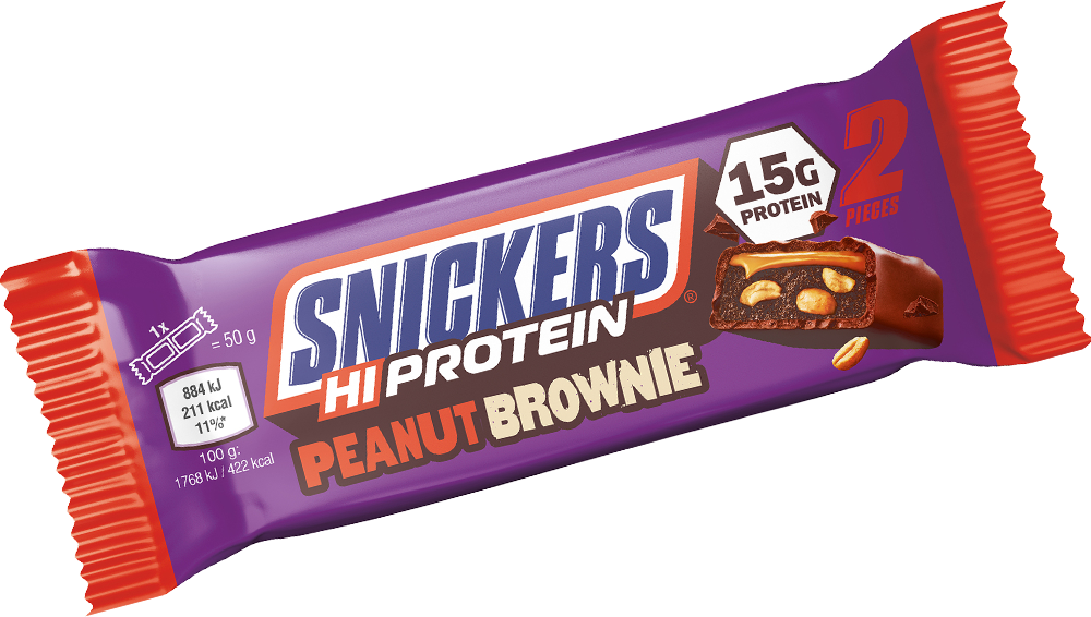 Snickers HiProtein Peanut Brownie (12 x 50 g)
