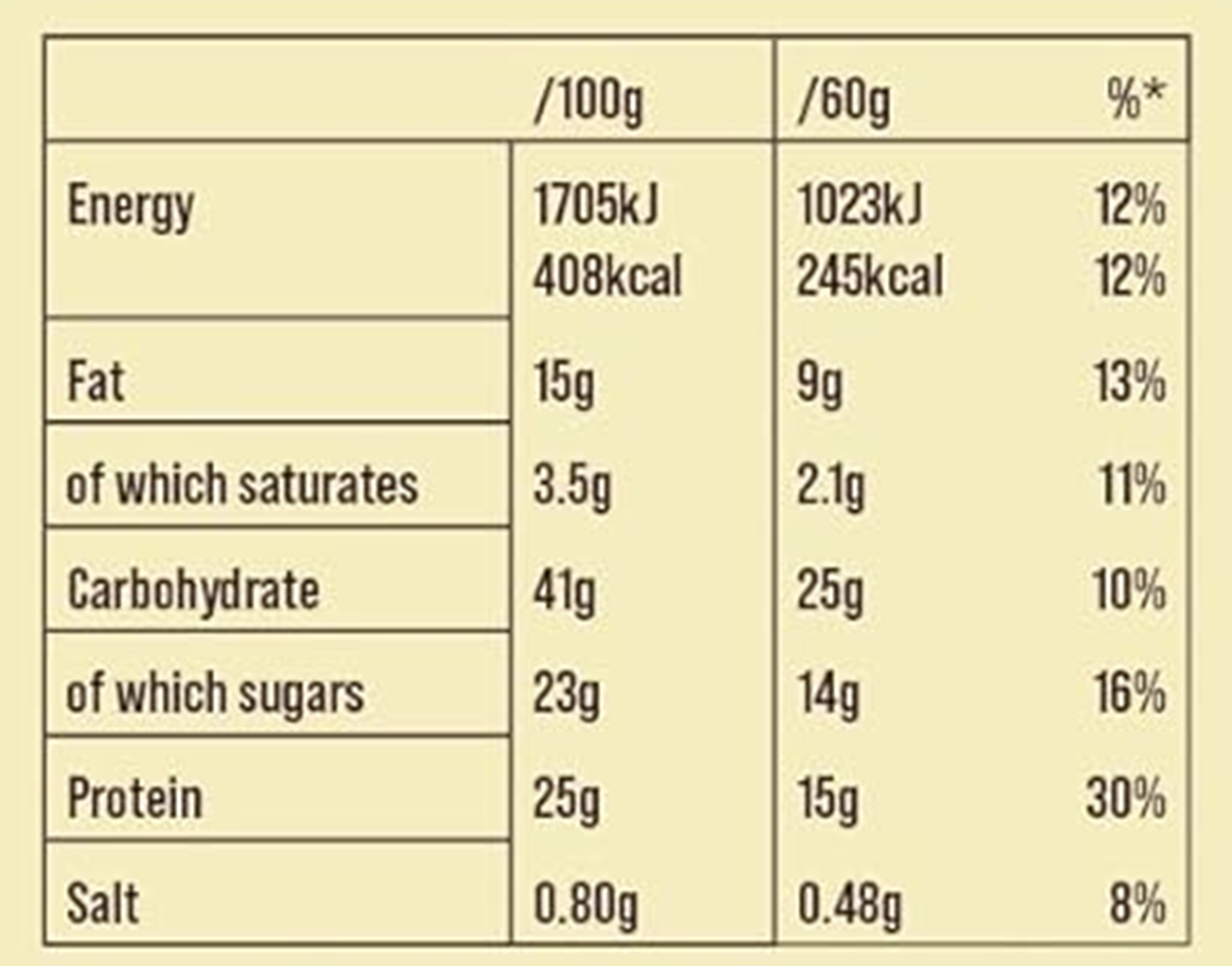 Snickers HiProtein Cookie Chocolat blanc & Cacahuète (12 x 60 g)