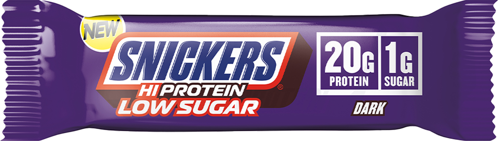 Snickers HiProtein Low Sugar Bar Dark Chocolate (12 x 57 g)