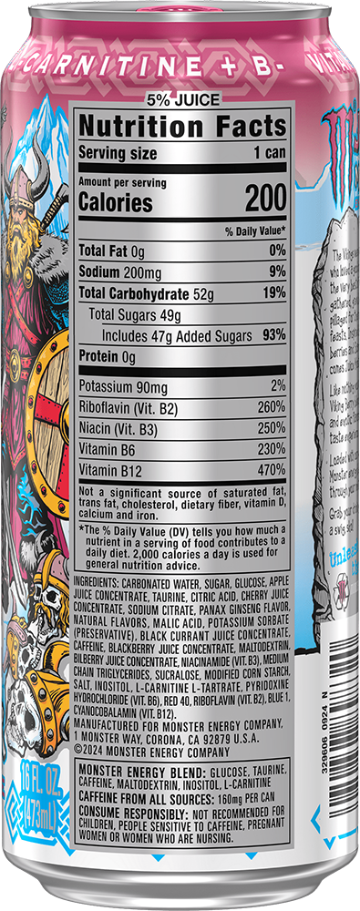 Monster Energy Juice Viking Berry (1 x 473 ml)