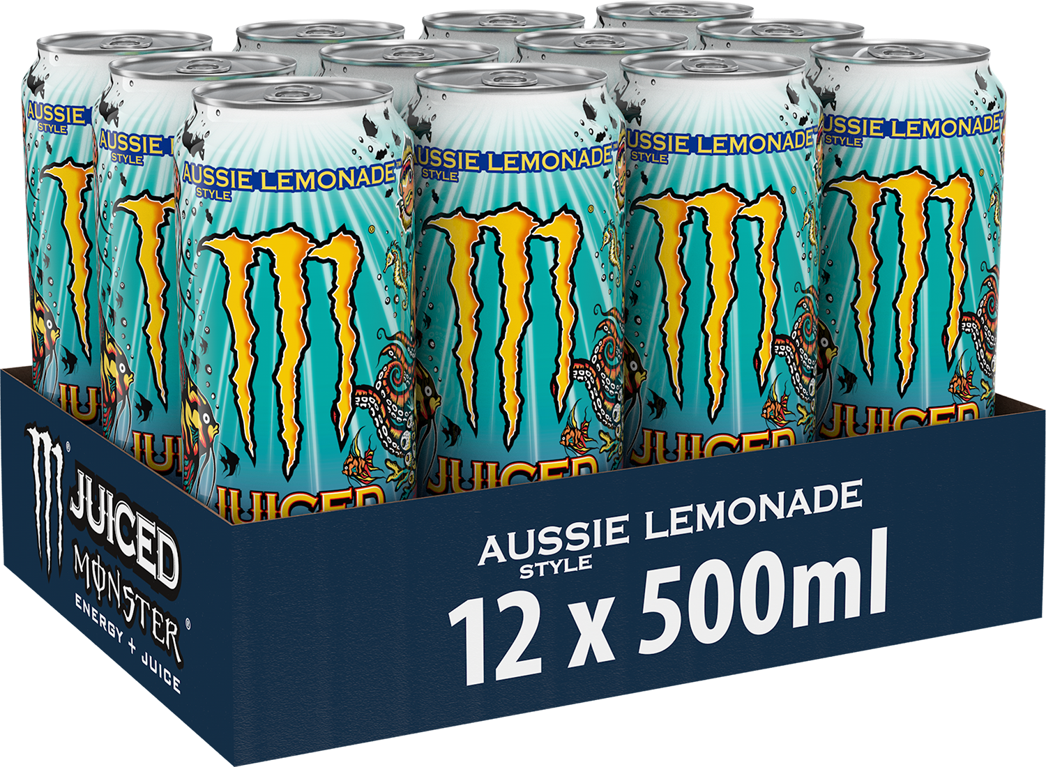 Monster Energy Aussie Lemonade (12 x 500 ml)