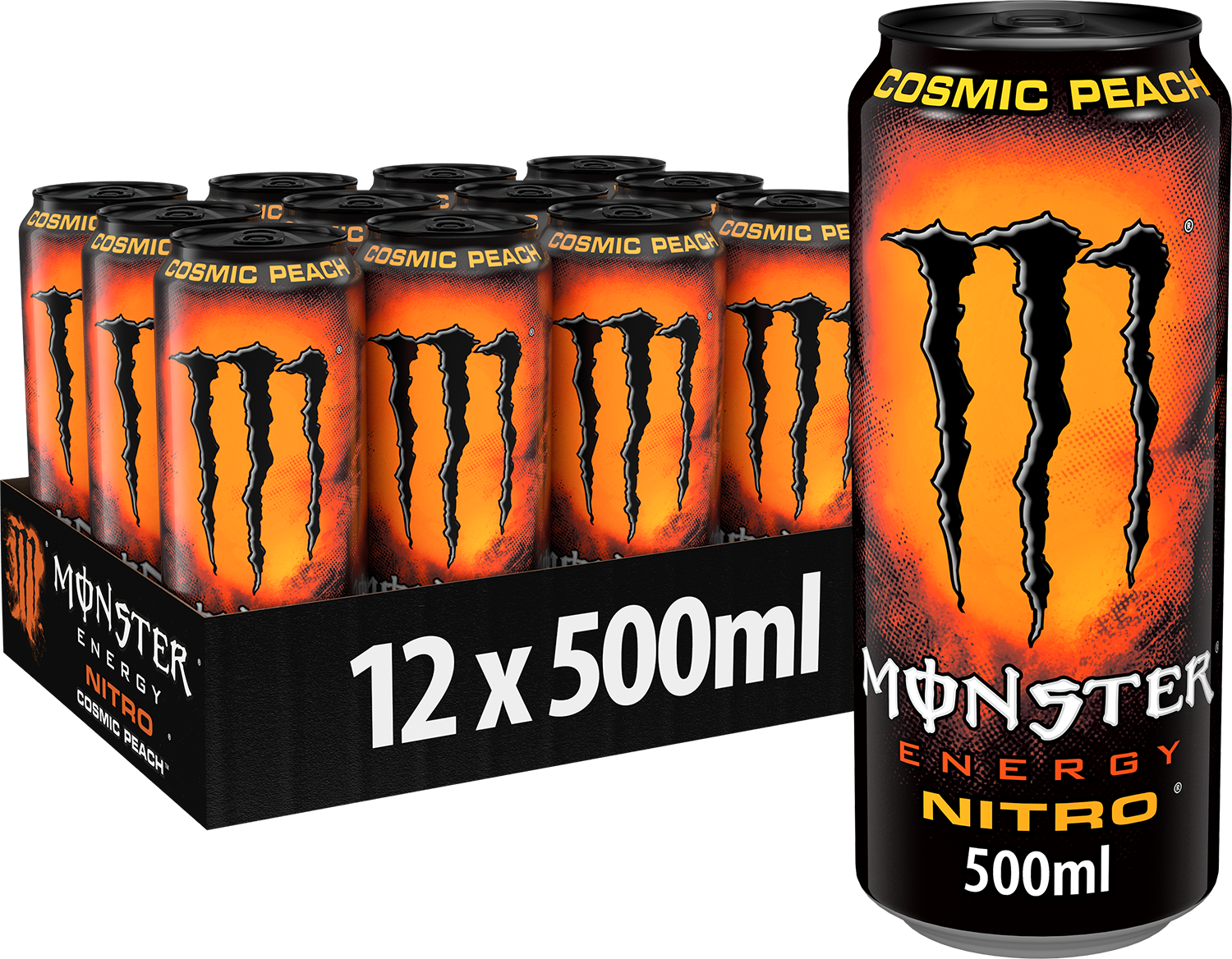 Monster Energy Nitro Cosmic Peach (12 x 500 ml)