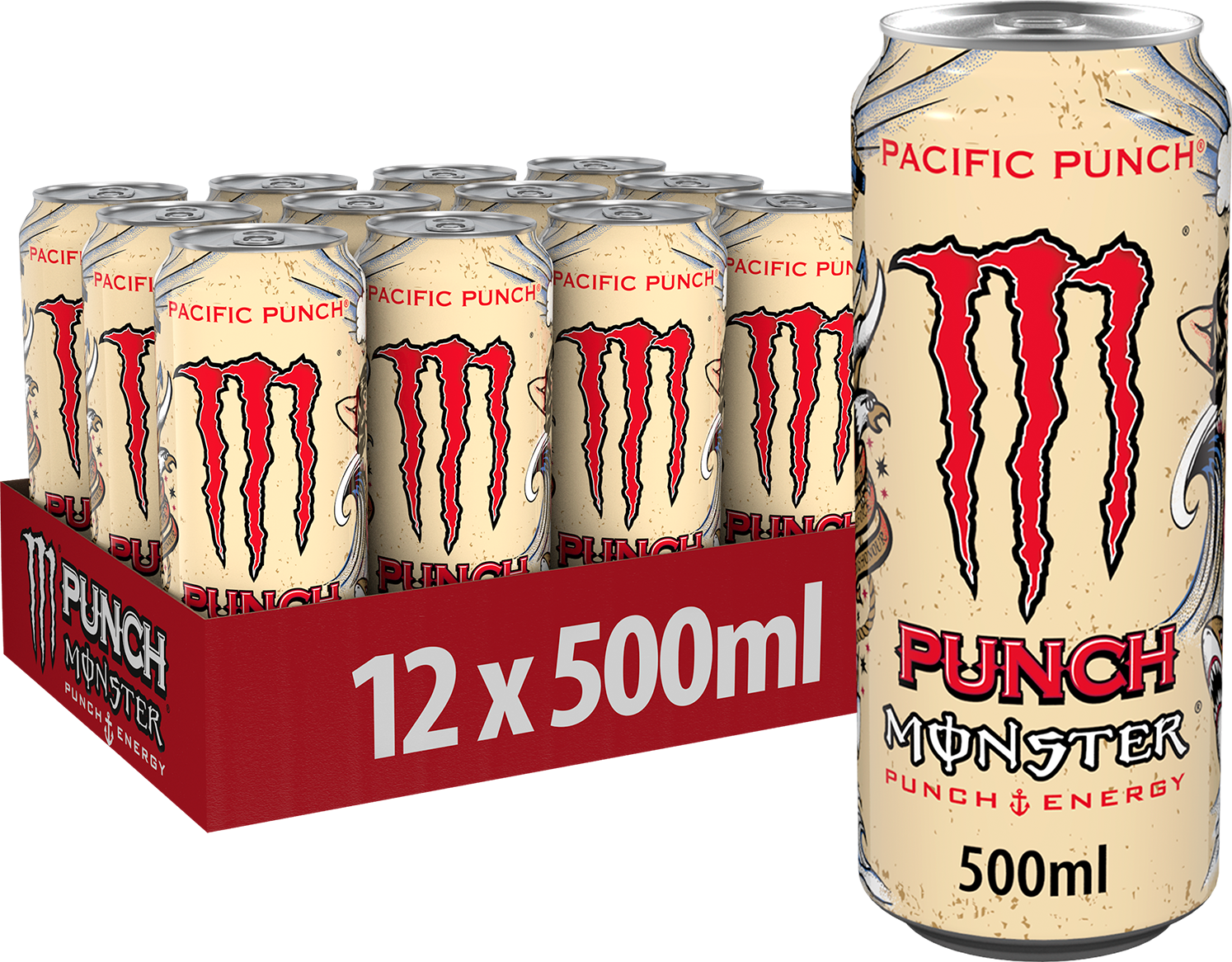 Monster Energy Punch Pacific Punch (12 x 500 ml)