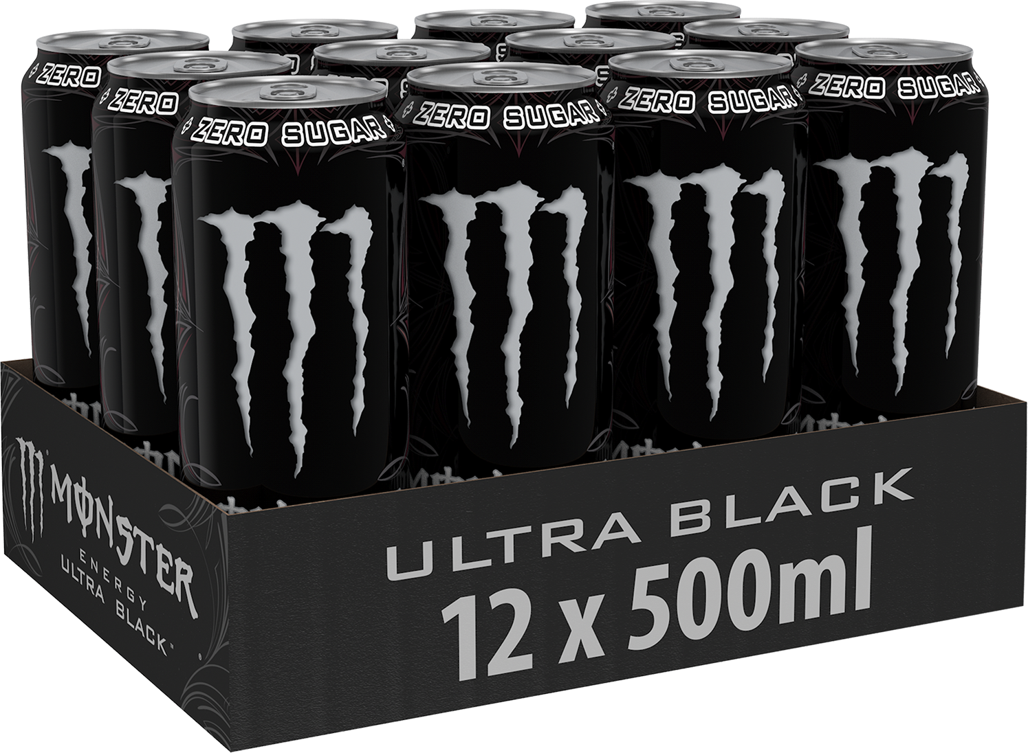 Monster Energy Ultra Black (12 x 500 ml)