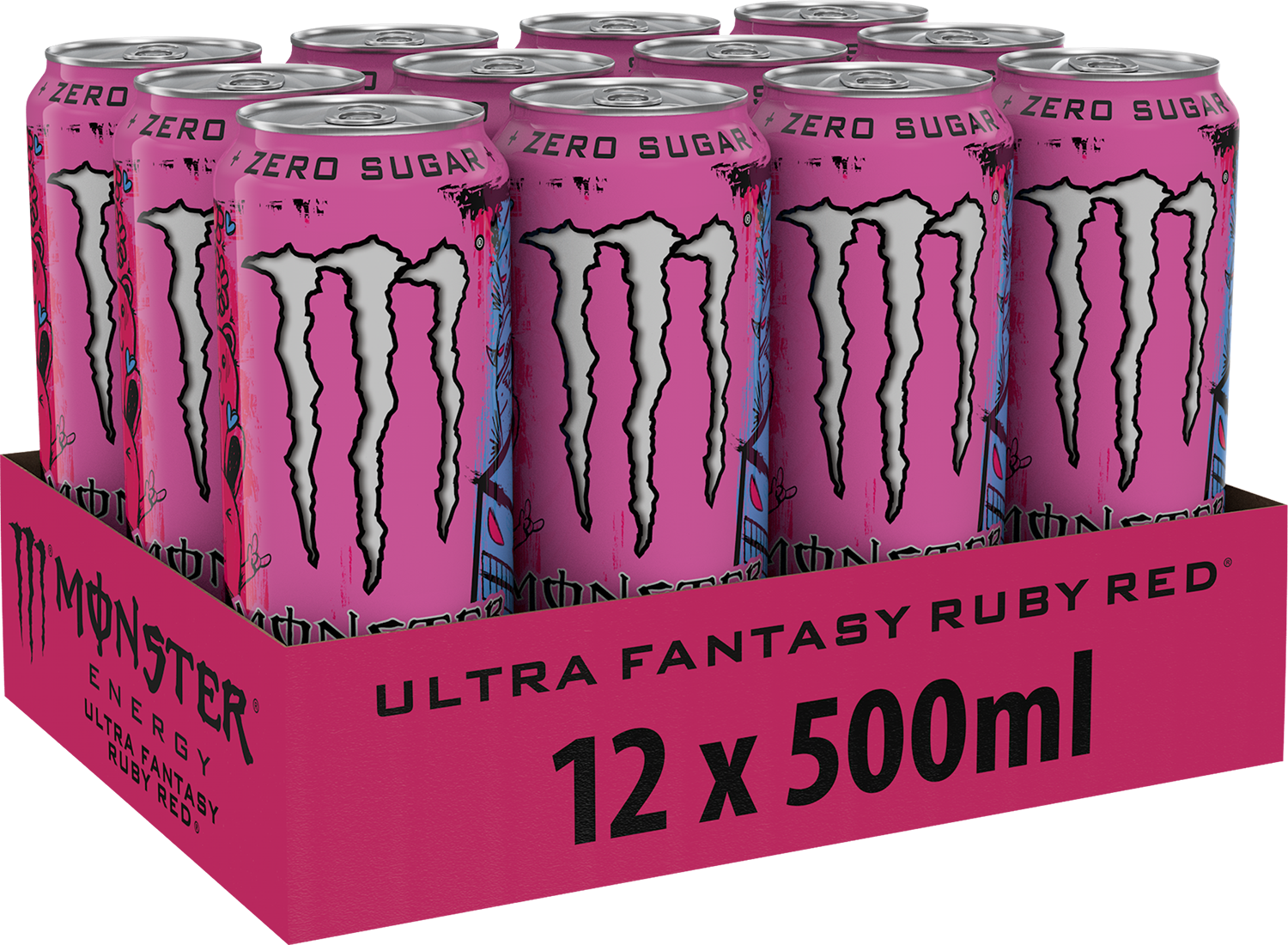 Monster Energy Ultra Fantasy Red (12 x 500 ml)