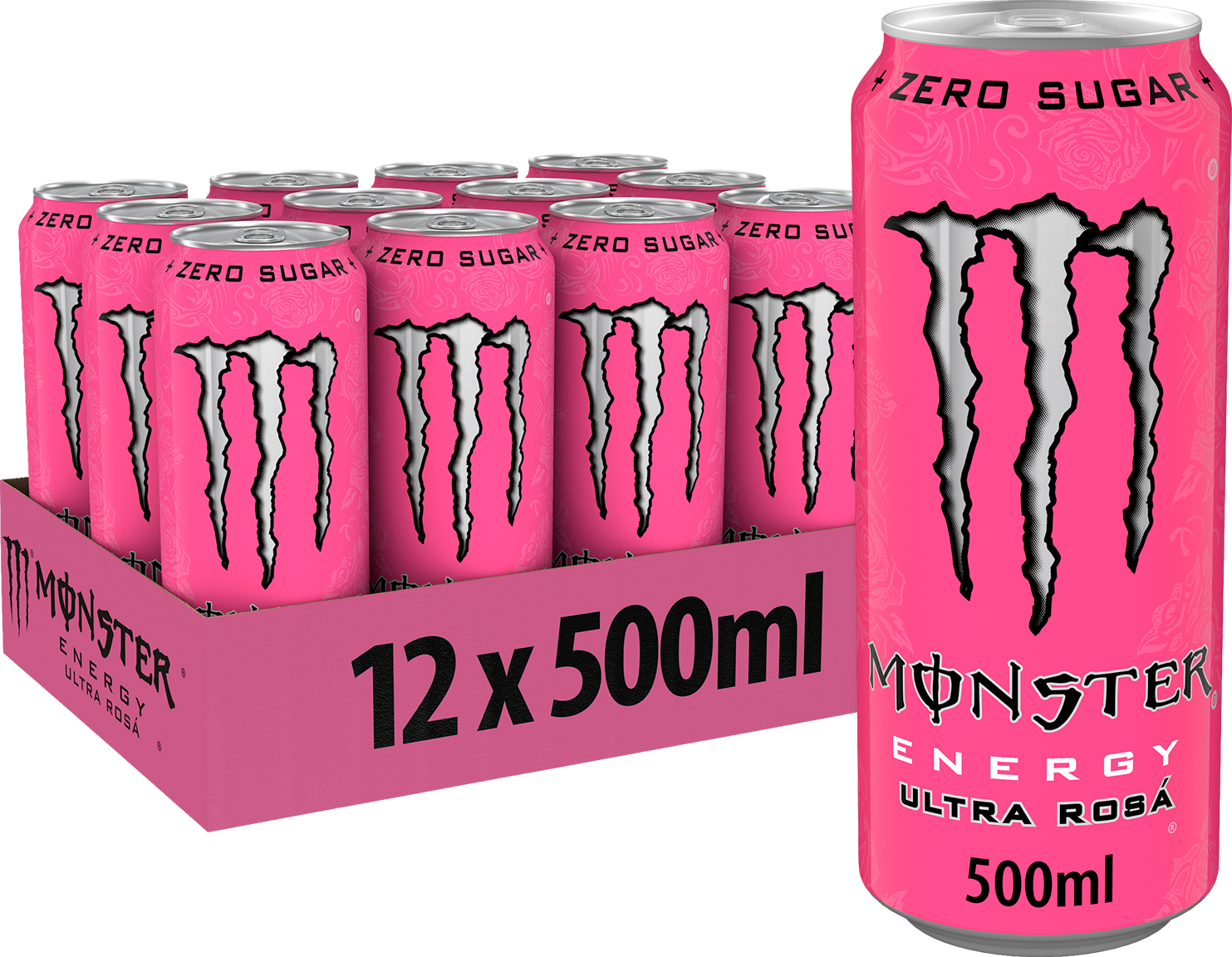 Monster Energy Ultra Rosa (12 x 500 ml)