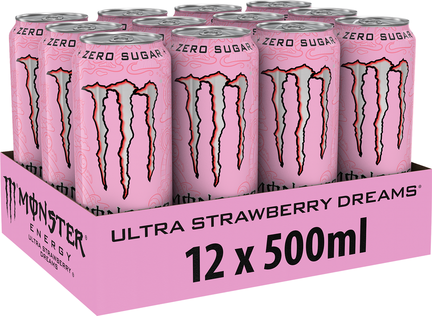 Monster Energy Ultra Strawberry Dreams (12 x 500 ml)