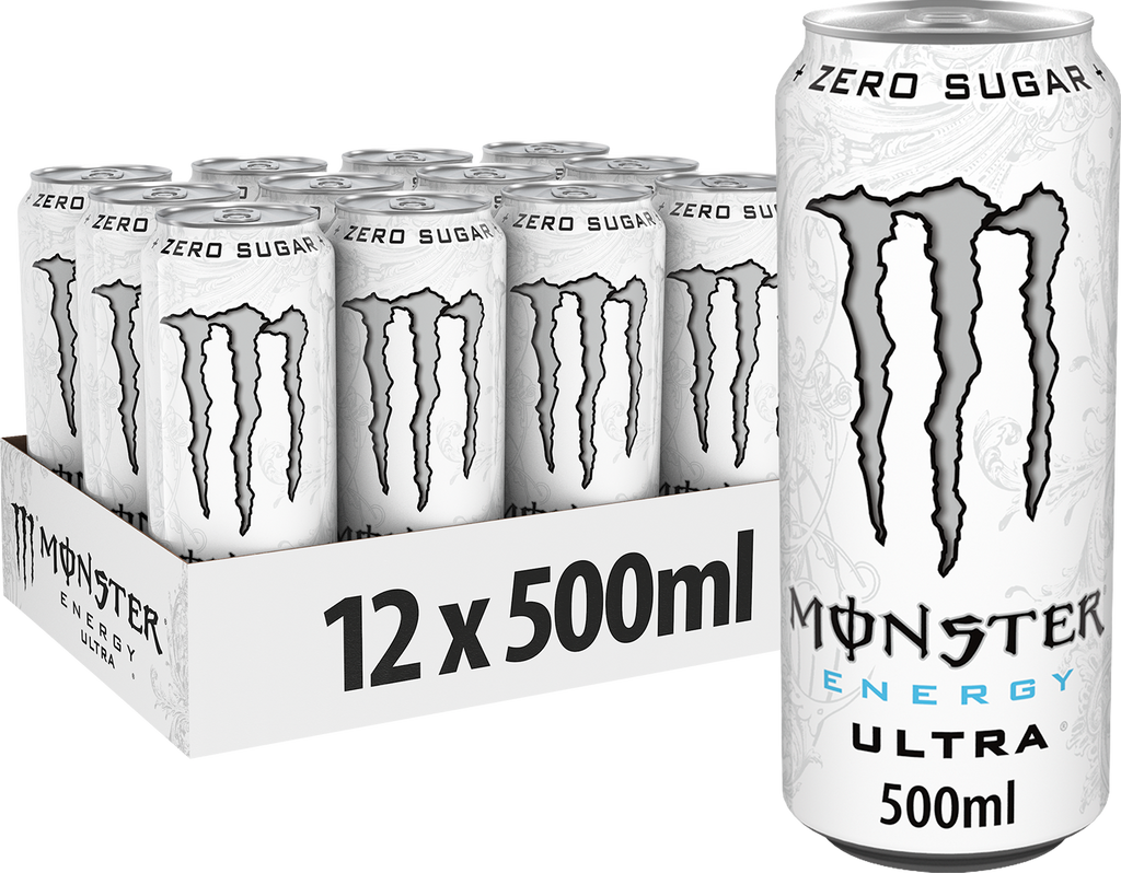 Monster Energy Ultra White (12 x 500 ml)