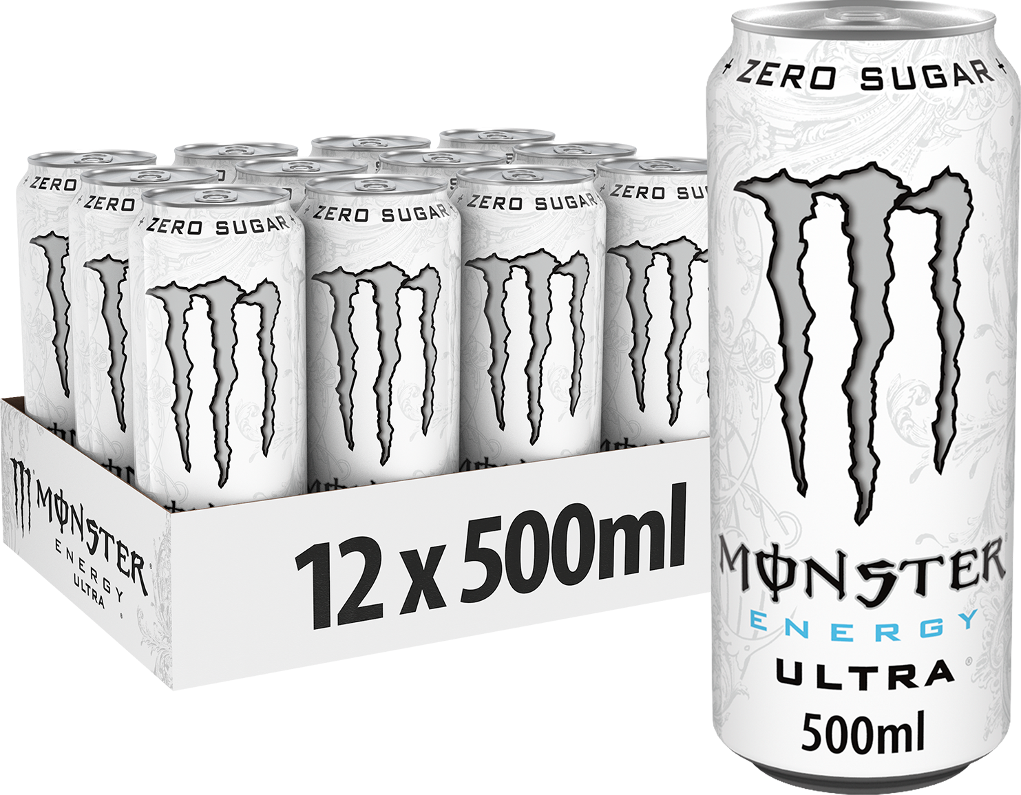 Monster Energy Ultra White (12 x 500 ml)