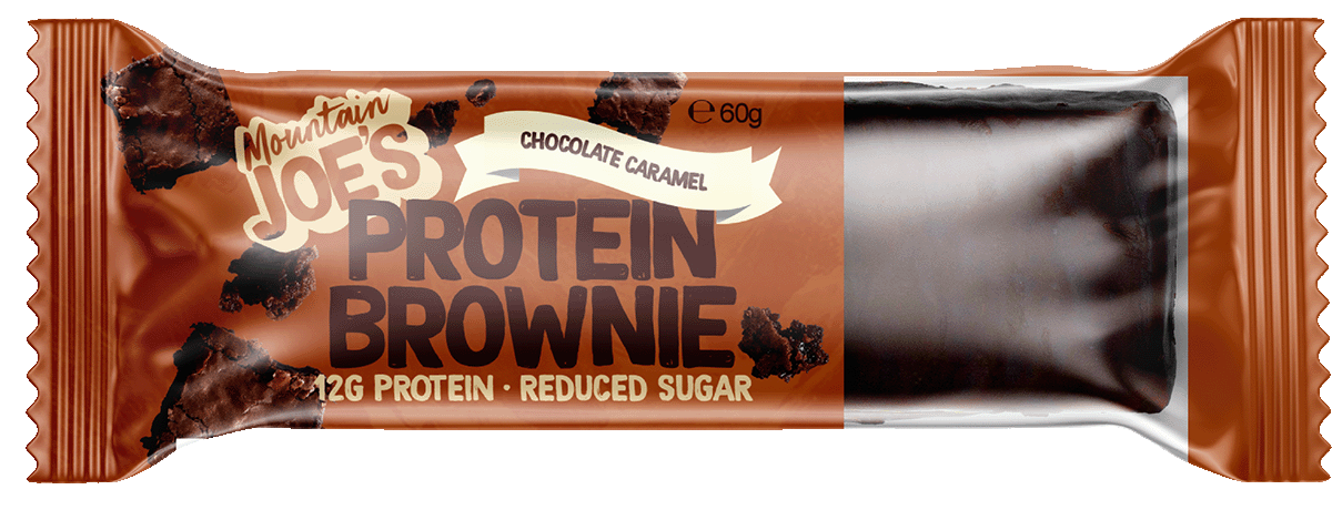 Mountain Joe's Protein Brownie Chocolat Caramel (10 x 60 g)