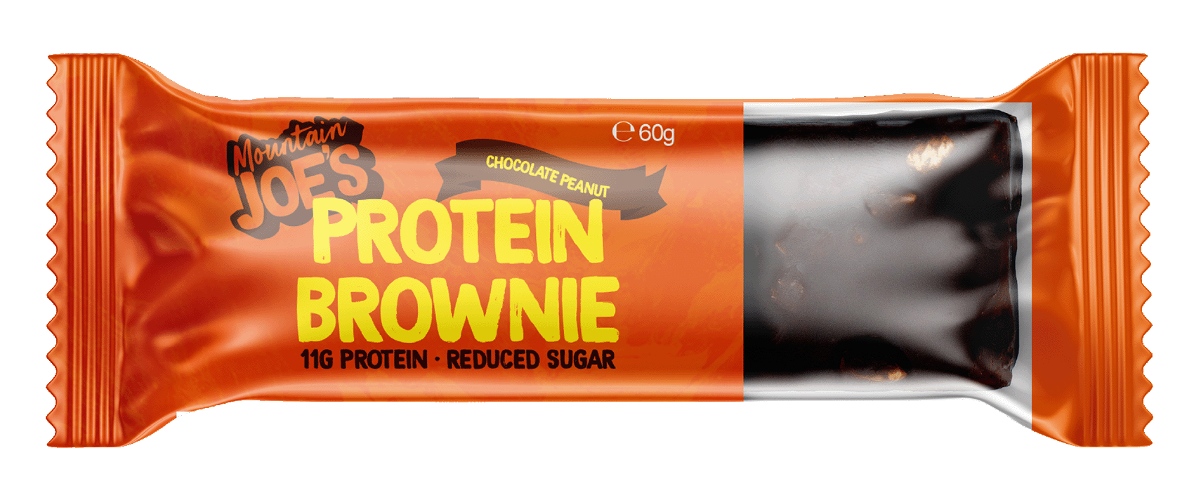 Mountain Joe's Protein Brownie - Chocolat Cacahuète - (10 x 60 g)