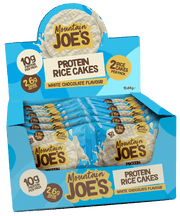 Mountain Joe's Protein Rice Cakes Chocolat blanc (12 x 64 g)