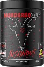 Murdered Out Insidious Pre-Workout Sour Scummy Bear (463 g)